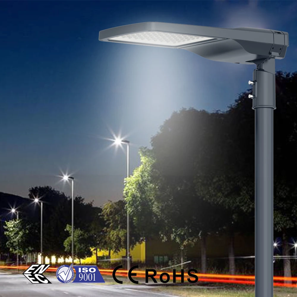 Outdoor Shoebox Light for Street 3000K 6500K Ik08 IP66 Waterproof 150W LED Parking Lot Light SMD Road Lamp ENEC CE Luminaries Street Lighting