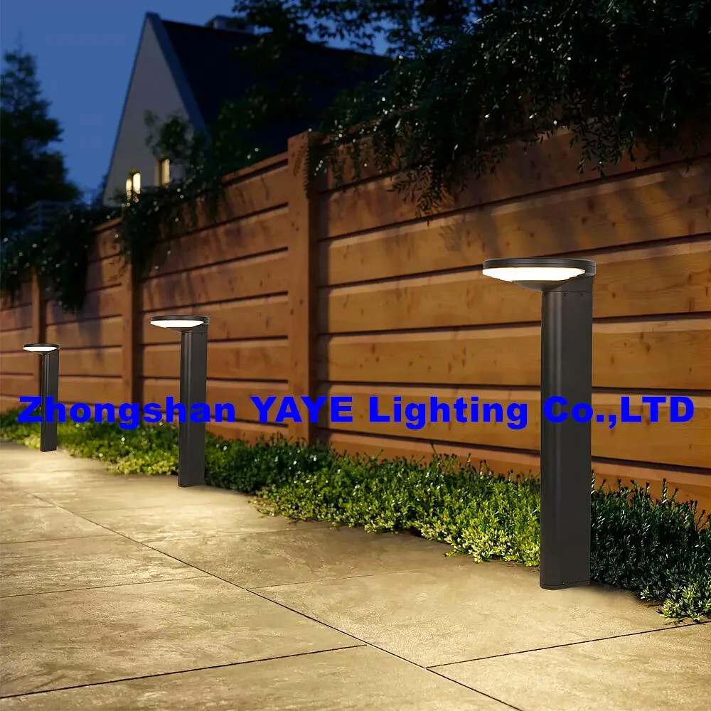 Yaye Hottest Sell 2023 IP66 Solar Garden Light Solar Powered Waterproof LED Outdoor Pathway Solar LED Bollard Light with 1000PCS Stock/ 2 Years Warranty