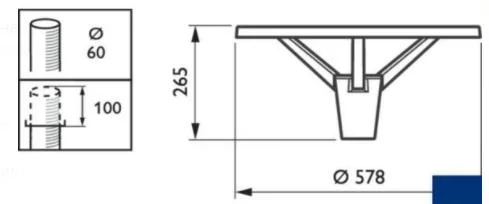 Catenary LED Aluminium Street Lamp Post 30W 40W 50W 60W Post Top LED Garden Lights