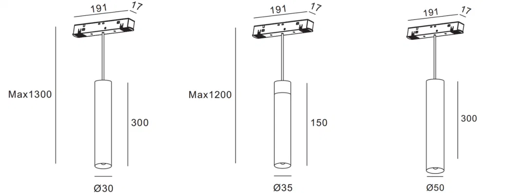 DC48V Magnetic Track Lights Magnet Linear Aluminum Ceiling Recessed Suspended Creative LED Magnetic Lights Tracking Rail Lighting Industrial