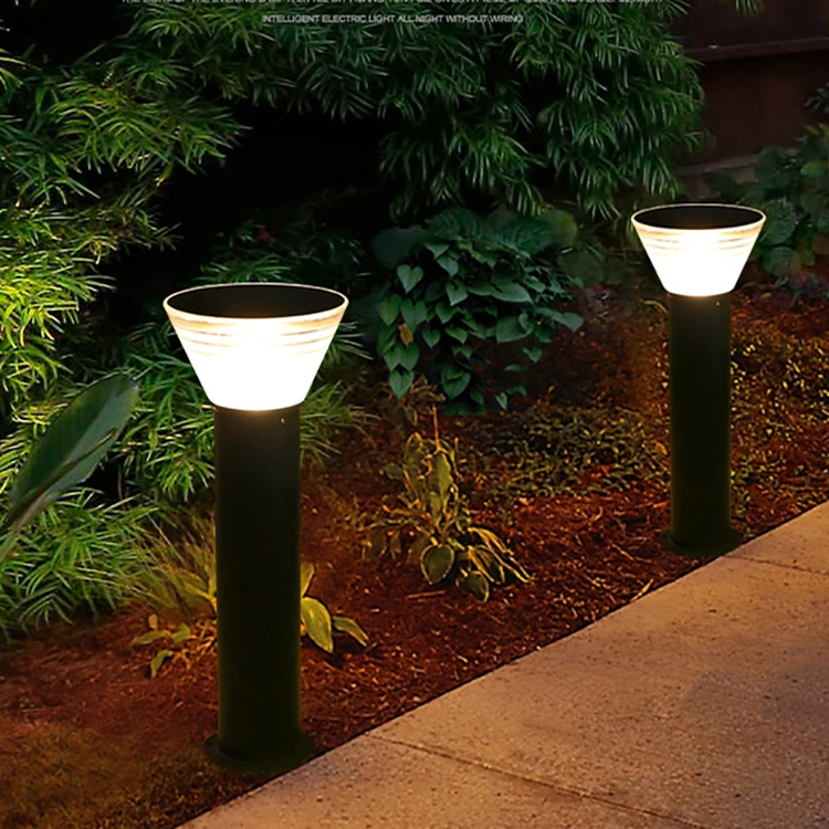 Outdoor IP65 Waterproof Garden Decorative Solar Bollard Lawn Light