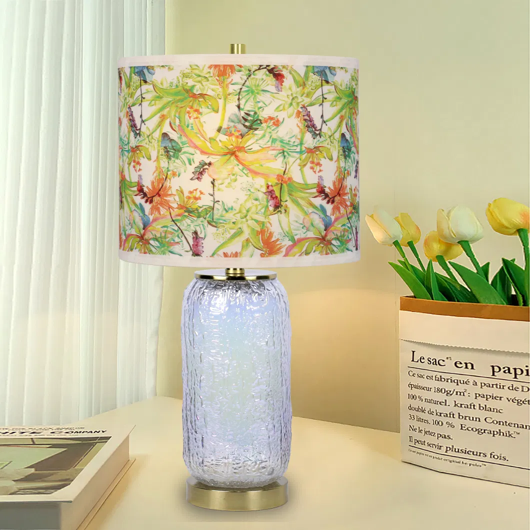 High-End Crushed Flower Shade Table Lamp Ink Rustic Split Table Lamp Decorative Lamp Ambient Light