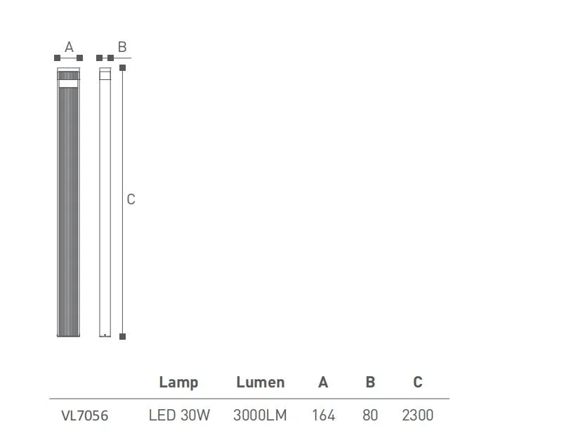 Landscape Outdoor Lawn Lamp Waterproof IP65 Driveway Yard Lighting Round Pole Street Post Top Light