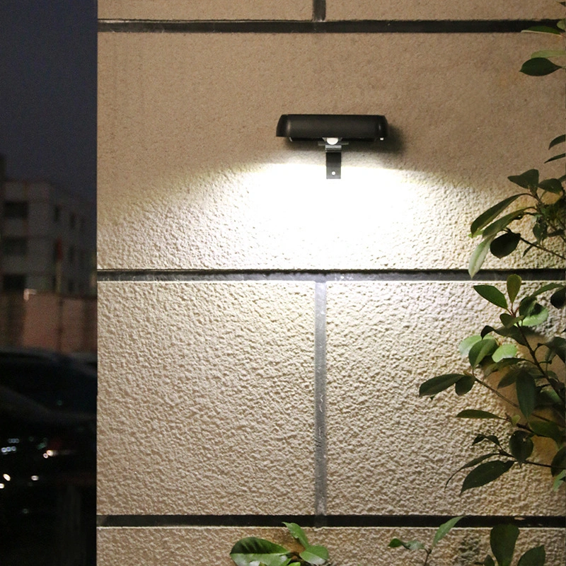 Human Body Induction Wall Light Solar Lamp LED Lighting Fence Step Lights
