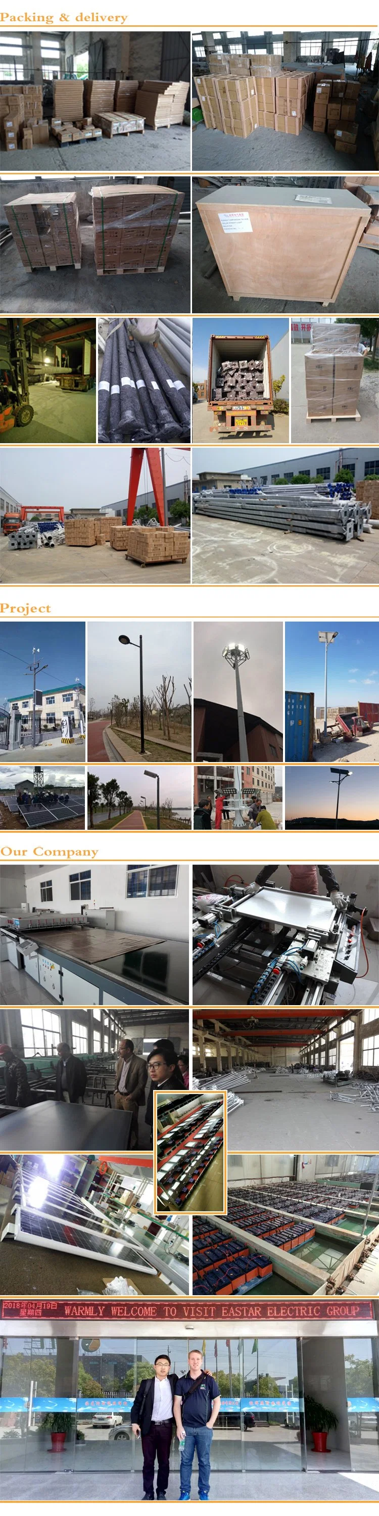 High Quality 15m~45m Customized Mall Plaza High Mast Lighting Light with Winch