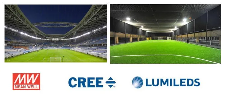 Heavy-Duty Solar LED Floodlight IP67 off-Grid LED Stadium Luminaires Sport Lighting 300 Watts