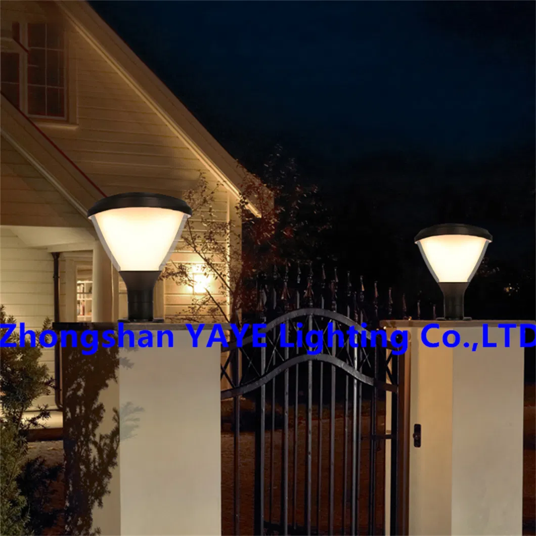 Yaye Factory LED Solar Pillar Lighting Garden Park Pathway Waterproof IP67 High Power 50W High Quality Best Service 3 Years Warranty Best Service