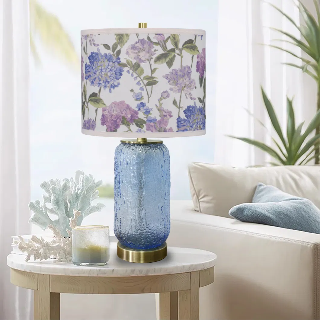 High-End Crushed Flower Shade Table Lamp Ink Rustic Split Table Lamp Decorative Lamp Ambient Light