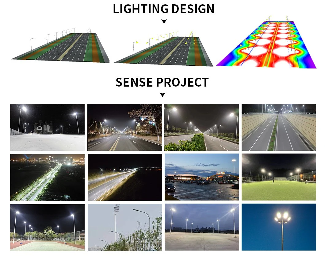 Good Thermal Conductivity LED Street Light 50W-400W IP66 Rural Urban Street Lighting