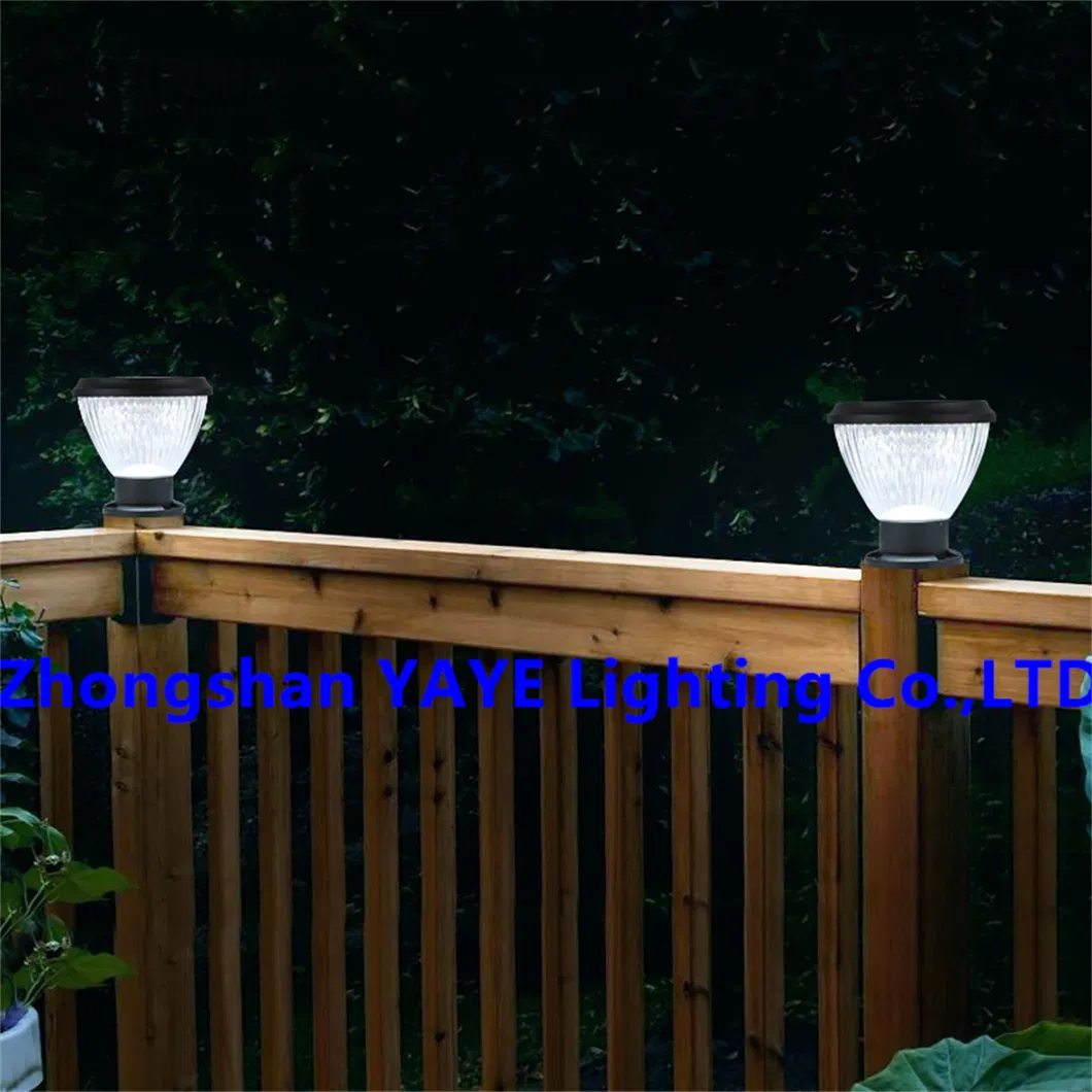 Yaye Factory LED Solar Pillar Lighting Garden Park Pathway Waterproof IP67 High Power 50W High Quality Best Service 3 Years Warranty Best Service