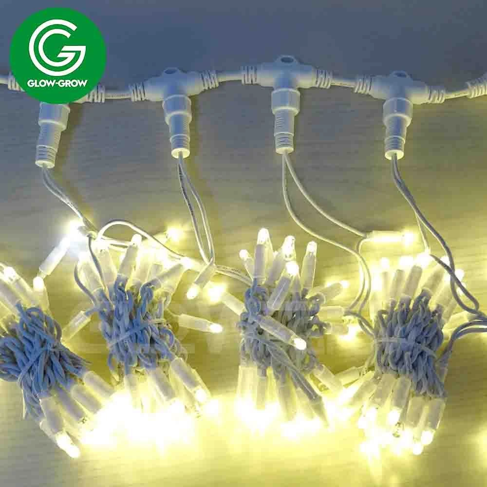 300 LED Window Wall Hanging Curtain String Light for Christmas Bedroom Wedding Party Backdrop Garden Indoor Outdoor Use (White)