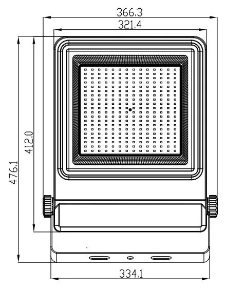 High Power Lumen 150lm/W 100W 150W 200W Power CCT RGBW Adjustable Floodlight Spot Projector LED Flood Light with PIR Sensor for Warehouse Stadium and Stage