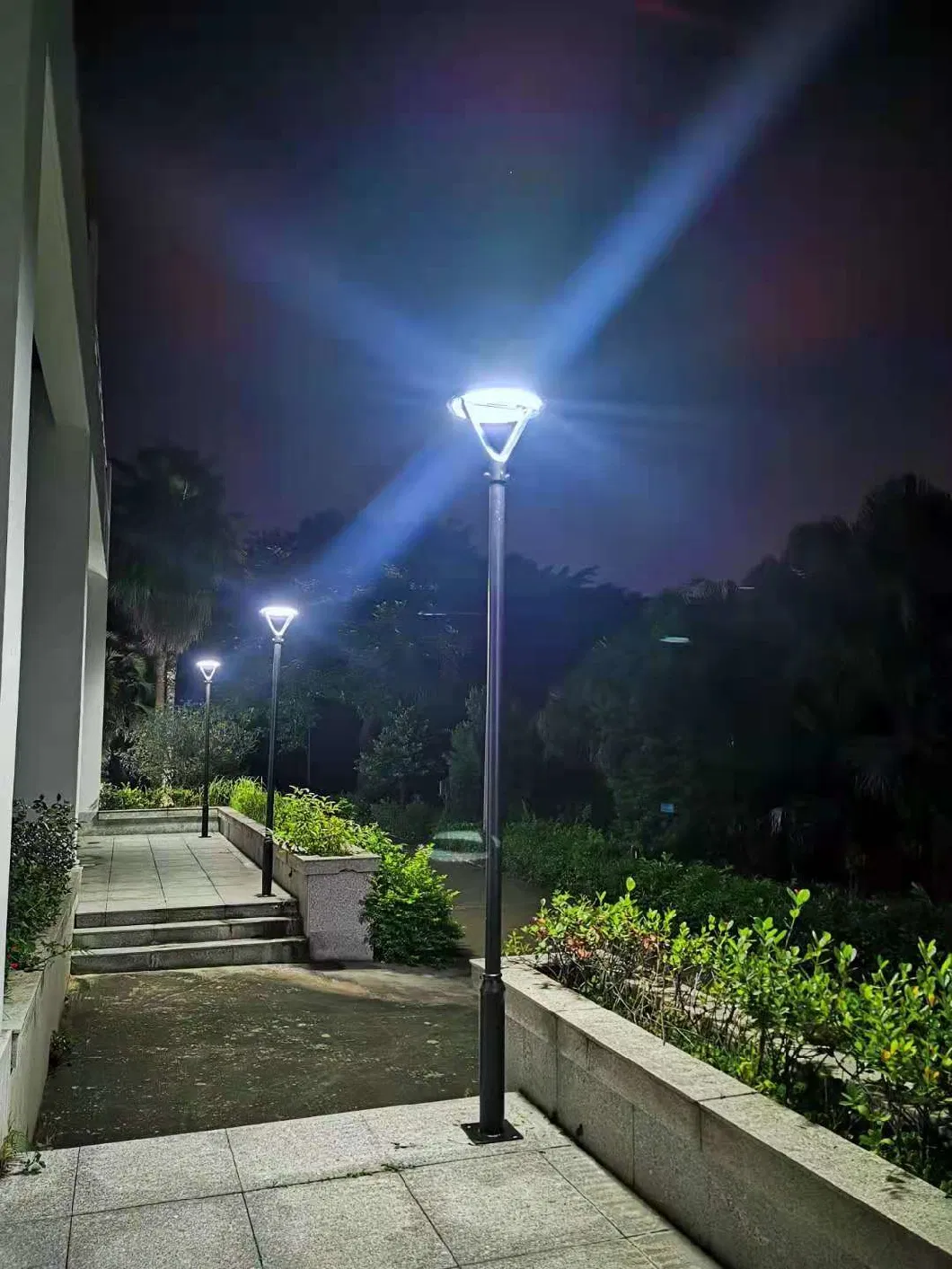 out Door Lighting 20W Solar LED Landscape Garden Driveway Pathway Lawn Bollard Lights