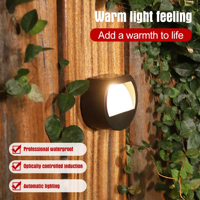 LED Solar Lights Outdoor Lighting Garden Decoration Yard Fence Lamp Waterproof Sensor Wall Lamp Energy Saving Street Night Light