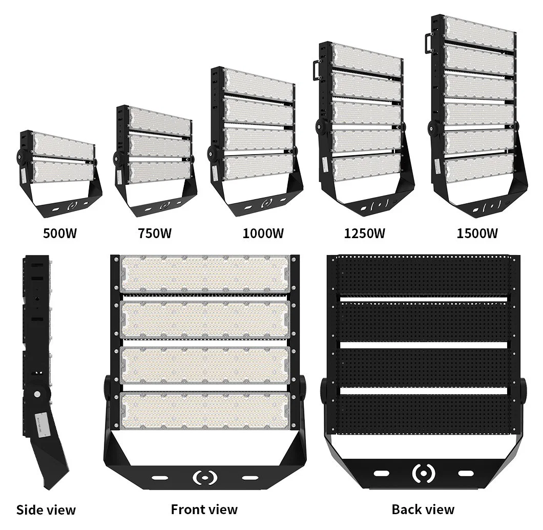 2023 Newest 500 Watt-1500 Watt SKD IP66 Outdoor RGBW LED Stadium Light