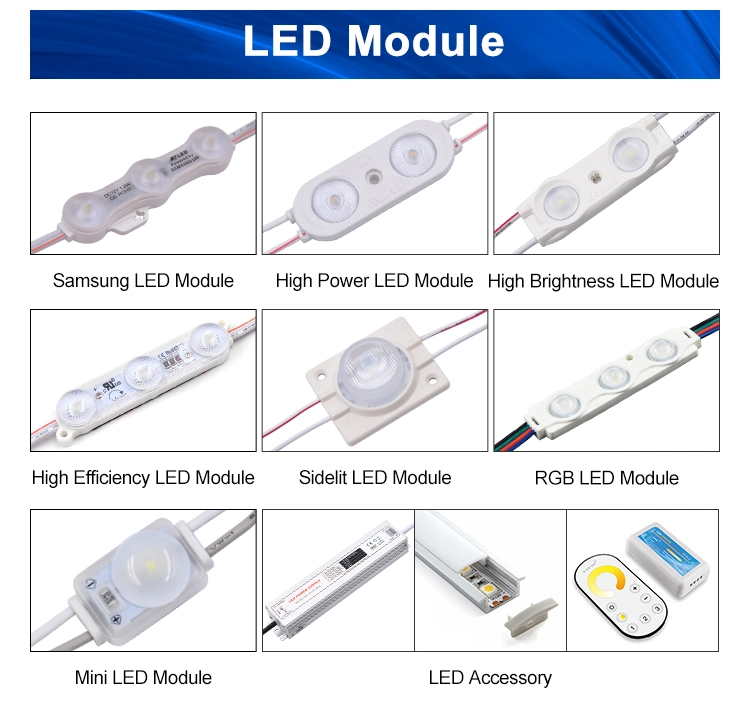 IP68 3PCS 120lm SMD2835 Ultrasonic LED Module Lighting for Architectural Sign Lighting