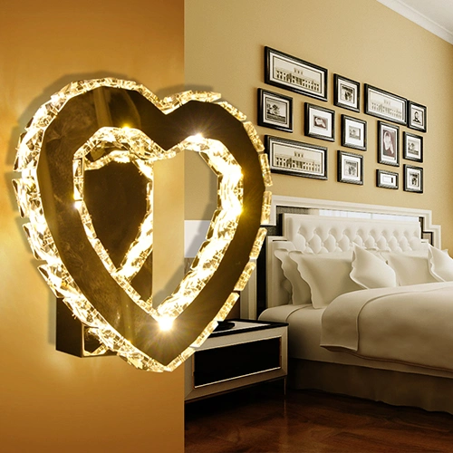 Modern K9 Crystal Wall Lamp for Room Decoration