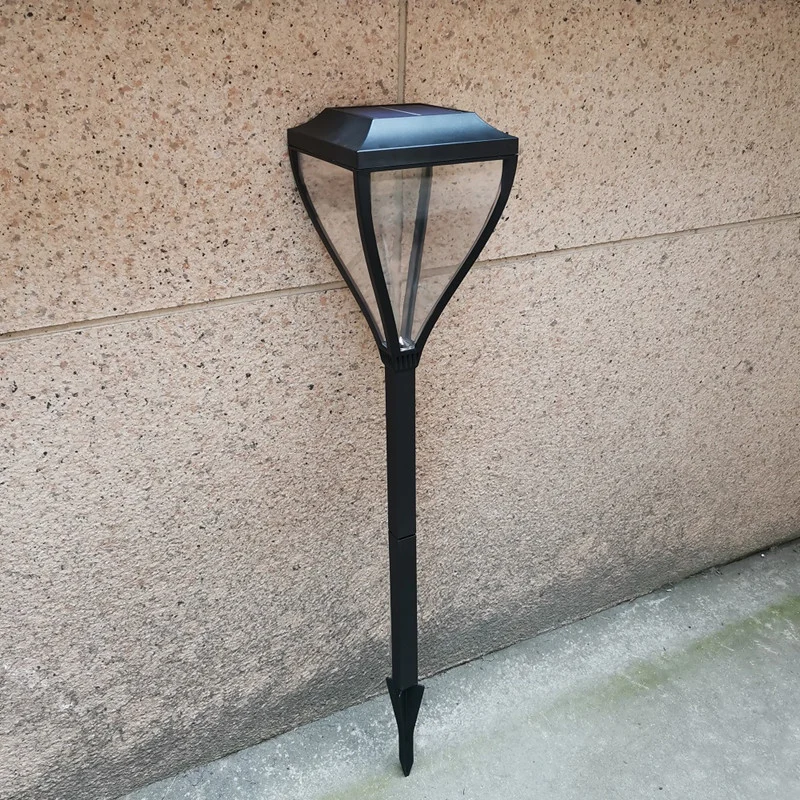 Square Outdoor Waterproof Microwave Induction Landscape Garden LED Spike Light Solar