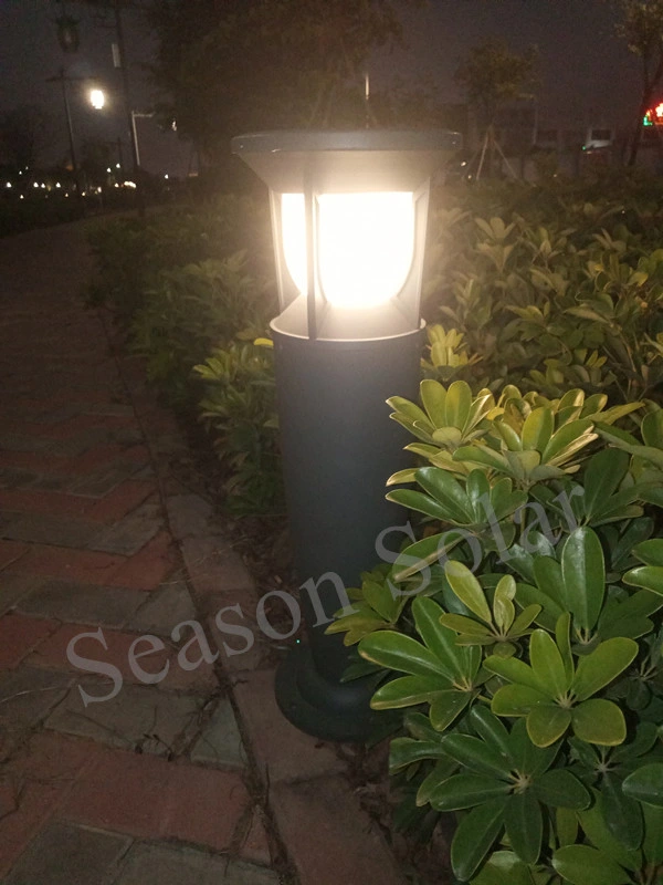 Walkway Path Decoration Lighting Bollard Garden Waterproof Outdoor 5W Solar LED Lawn Light