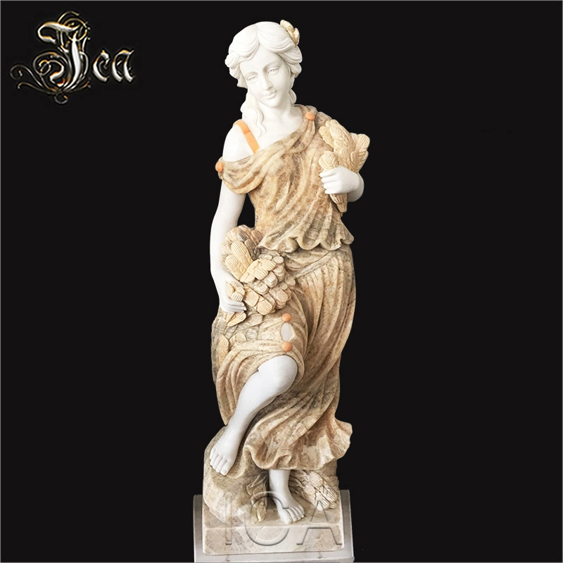 Decorative Stone Four Season Goddness Outdoor Garden Statue