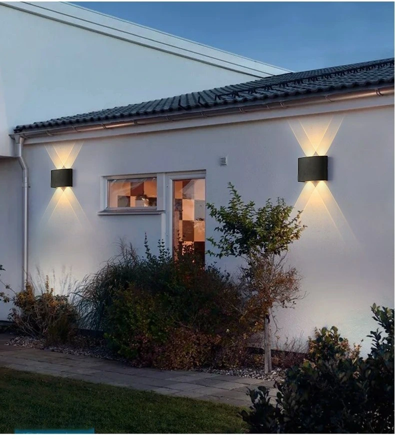 2W 4W 6W 8W 10W 12W Modern Decorative Outside Waterproof Outdoor LED Garden Wall Lights