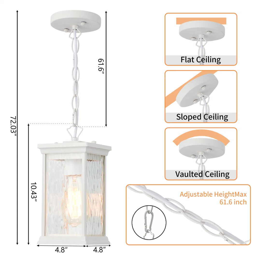 Charm and Function: Decorative Outdoor Garden Pendant Light