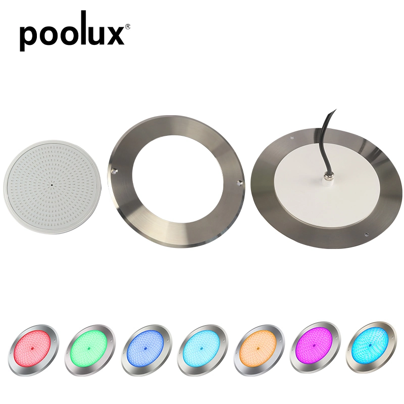 2023 Hot Selling Poolux IP68 Underwater Waterproof Super Slim 7.5mm Swimming Pool Light