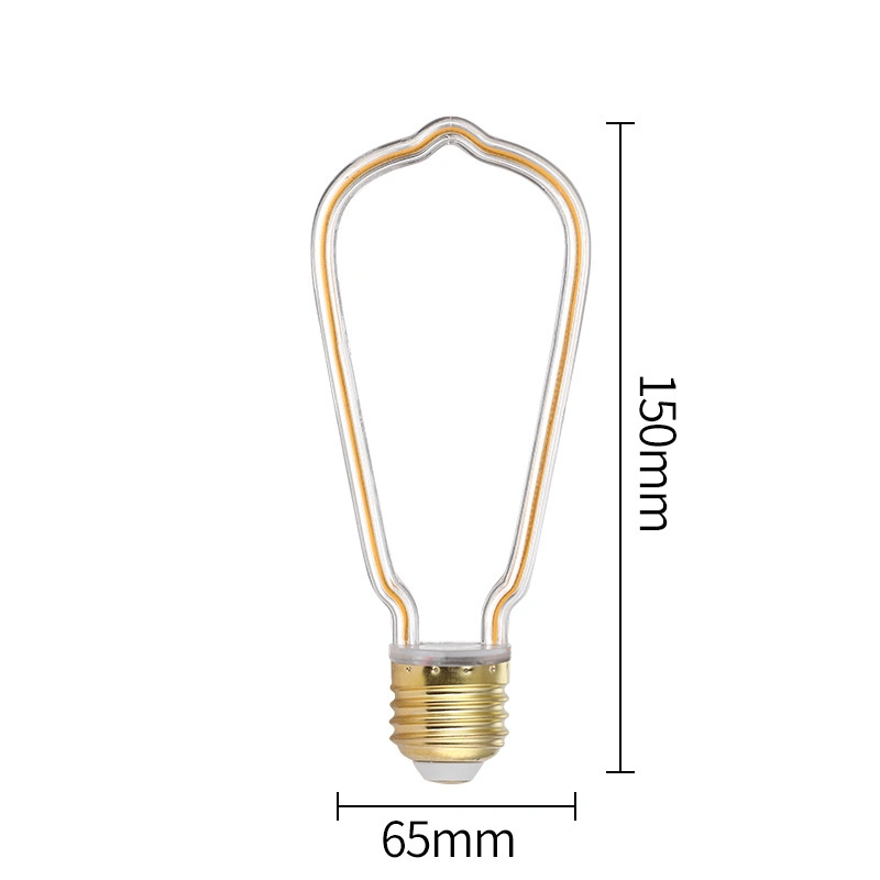 Vintage Decorative 4W 220-240V 300lm E27 2700K Edison Light DIY LED Filament Bulb