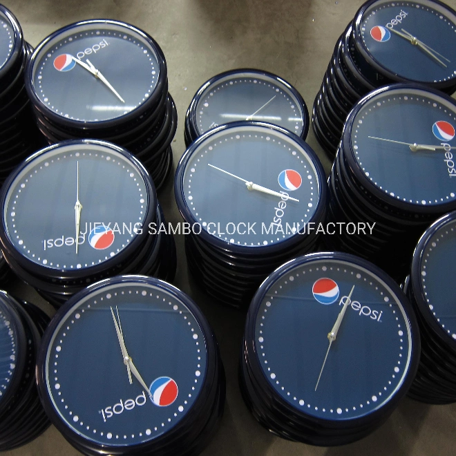 Decorative Aluminum Wall Clock for Public Places