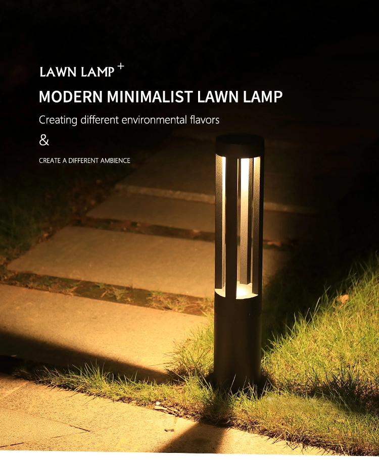 9/12/15/22W Bollard LED Exterior Light Garden Lighting Park Lawn Lights
