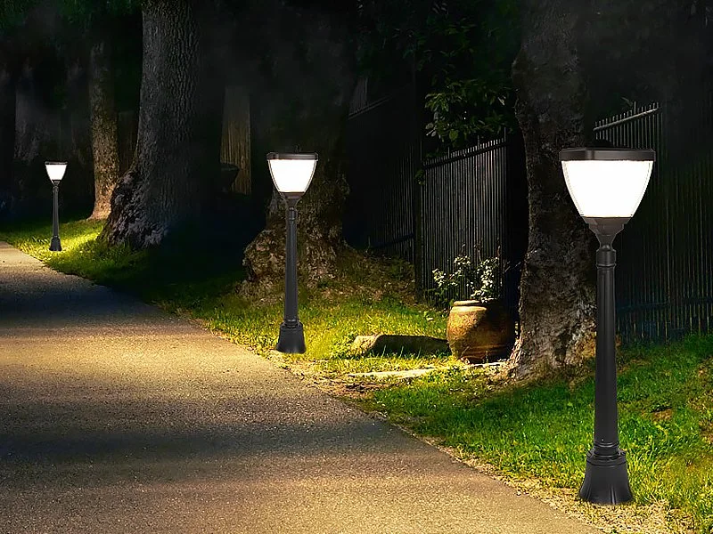 Outdoor Commercial/Residential Landscape Garden Driveway Pathway Lawn 5W Solar LED Bollard Lights