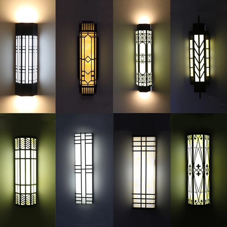 Bspro Creative Decorative Night COB Sunlight No Wiring Gate Outside Wall Lamp Solar Garden Light