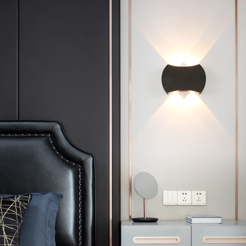 Decorative Black Sconce Modern LED Wall Mount Lamp Light Housing Fixtures