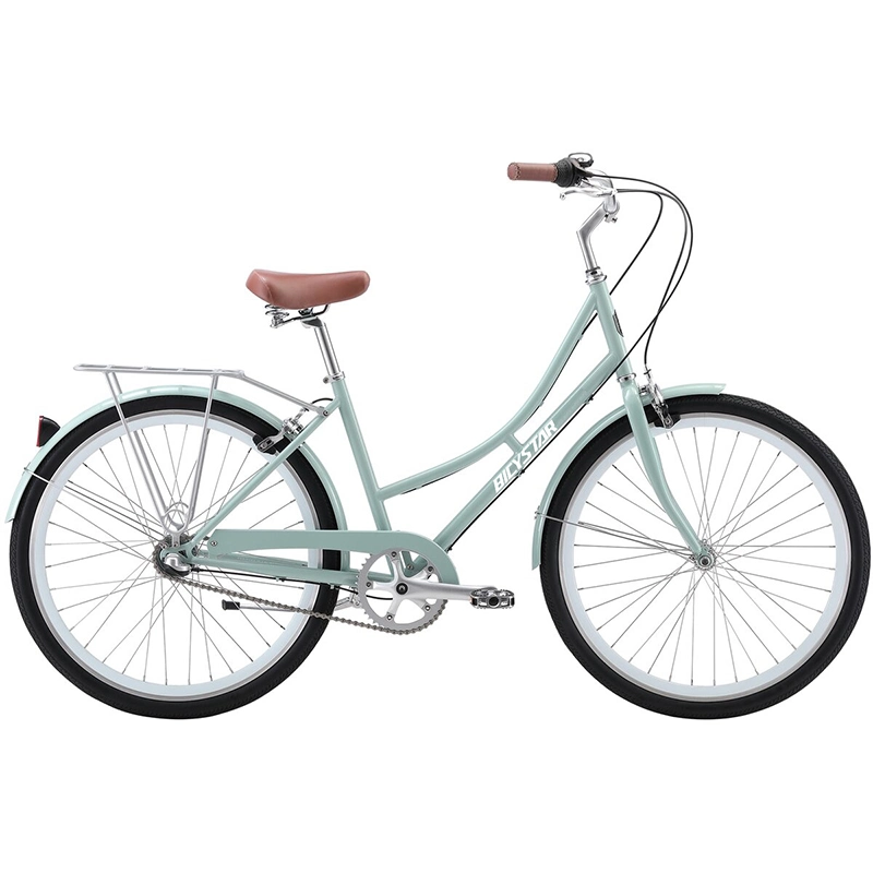 Cheap Fashion Classic 7 Speed 700c Bike Urban Holland Vintage Bike 24/26 Inch Bafang Ultra on City Bike with Basket New for Ladies/Women/Adult