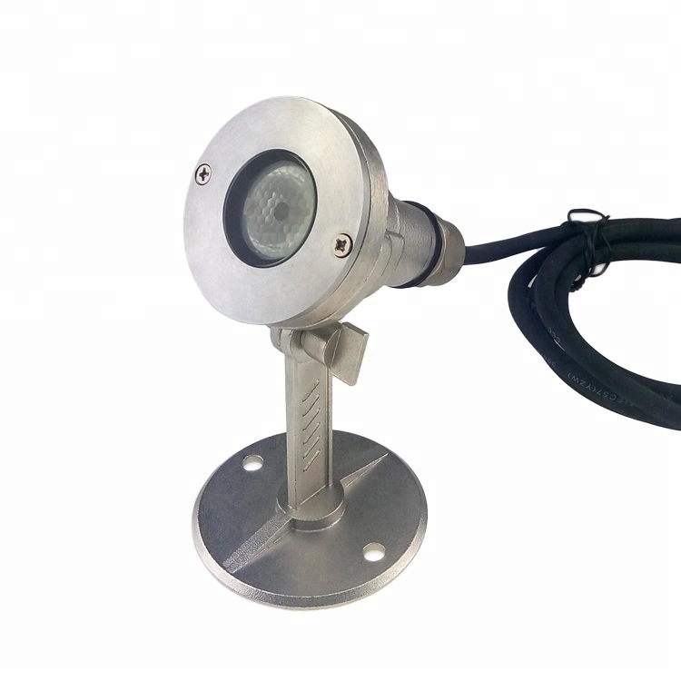 IP68 3W Marine LED Underwater Projector Light Fitting