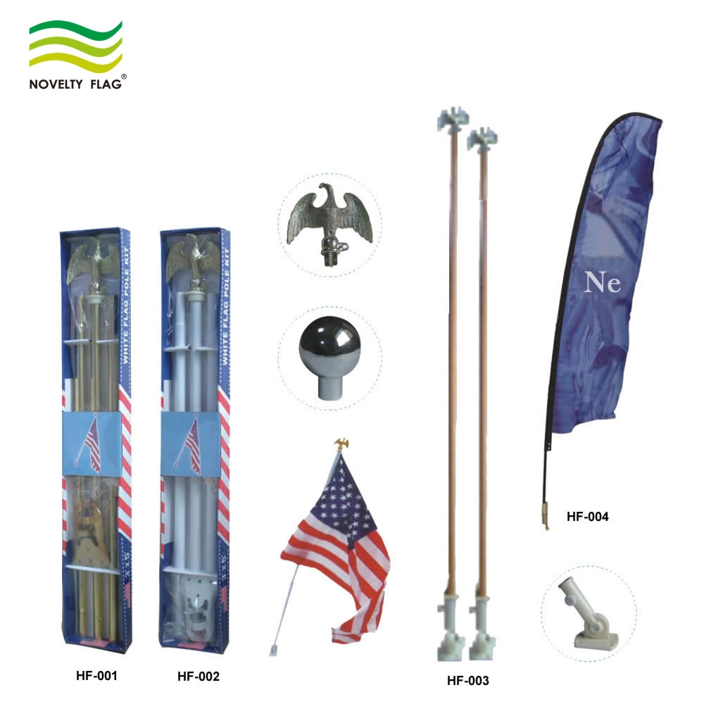 High Quality 6FT Aluminum Wall Flag Pole for 3X5FT Flags