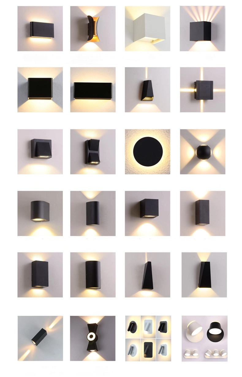 Decorative Black Sconce Modern LED Wall Mount Lamp Light Housing Fixtures