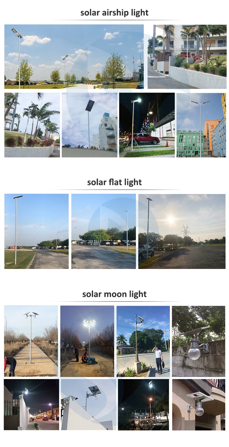 60W/80W Outdoor Solar Powered LED Sensor Garden Street Light in Solar Products