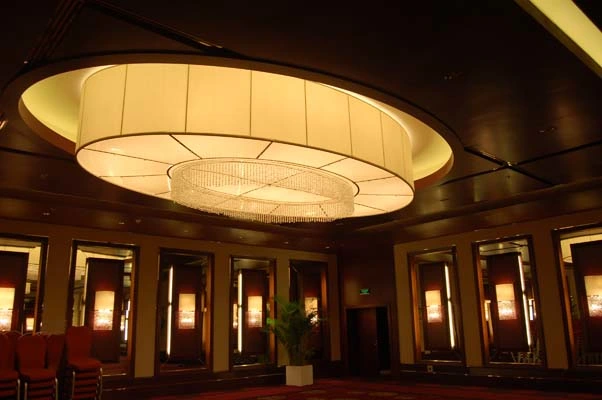 Modern Luxury Hotel Decorative Hallway Lobby Large Irrecgular Shape Custom Big Ceiling Lamp Project LED Light Fixture