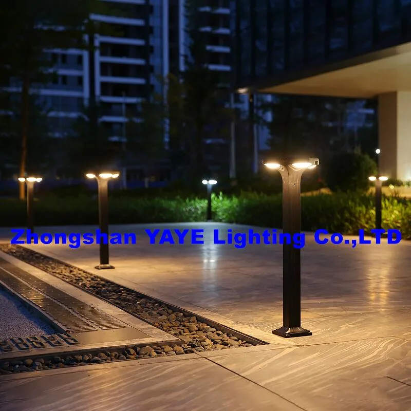 Yaye CE Solar 50W Courtyard Decorative Aluminum Lawn IP66 Waterproof Bollard LED Garden Landscape Pathway Park Light with 1000PCS Stock/ 3 Years Warranty