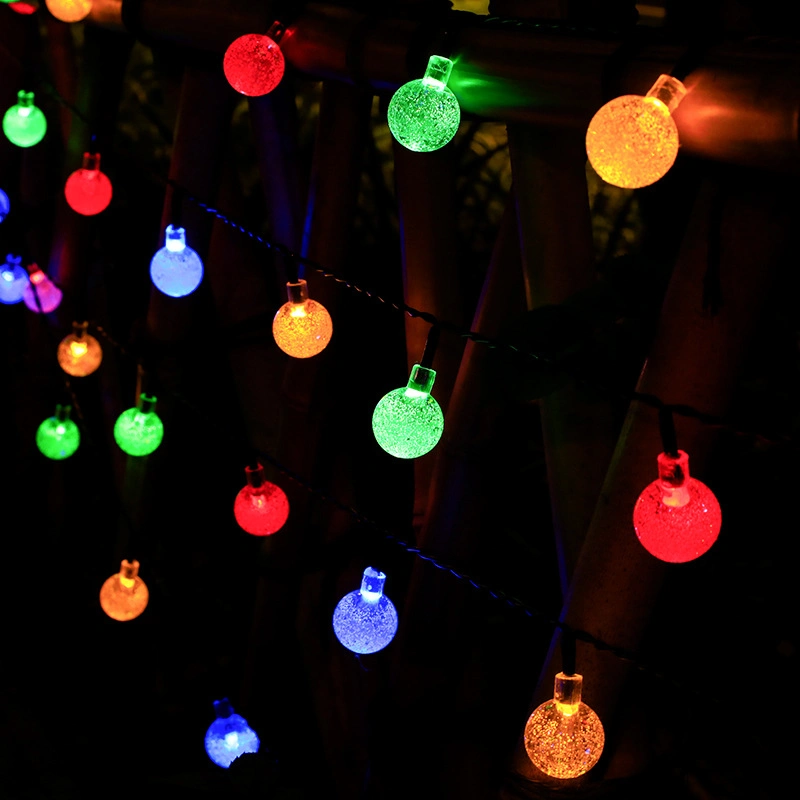 Outdoor Waterproof Crystal Fairy Light Chritmas Garden Solar String Lights