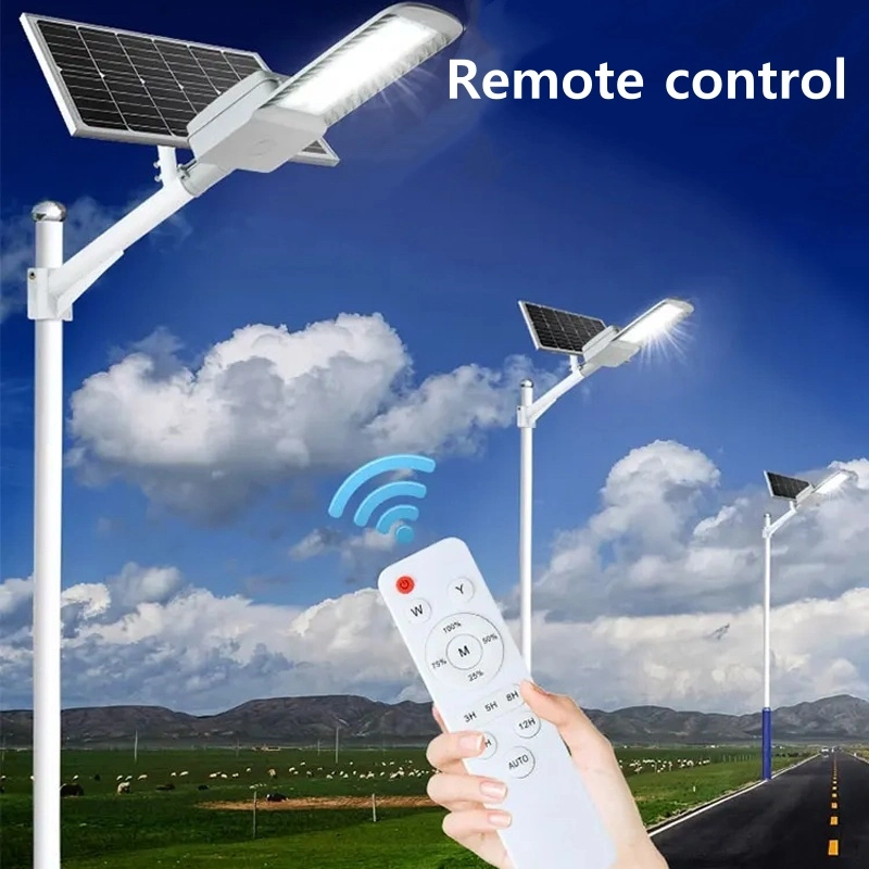 Project Town Villiage Solar Road PWM MPPT Control Waterproof Outdoor High Power Lighting Remote Control Lamp Best LED Solar Powered Street Light with Pole