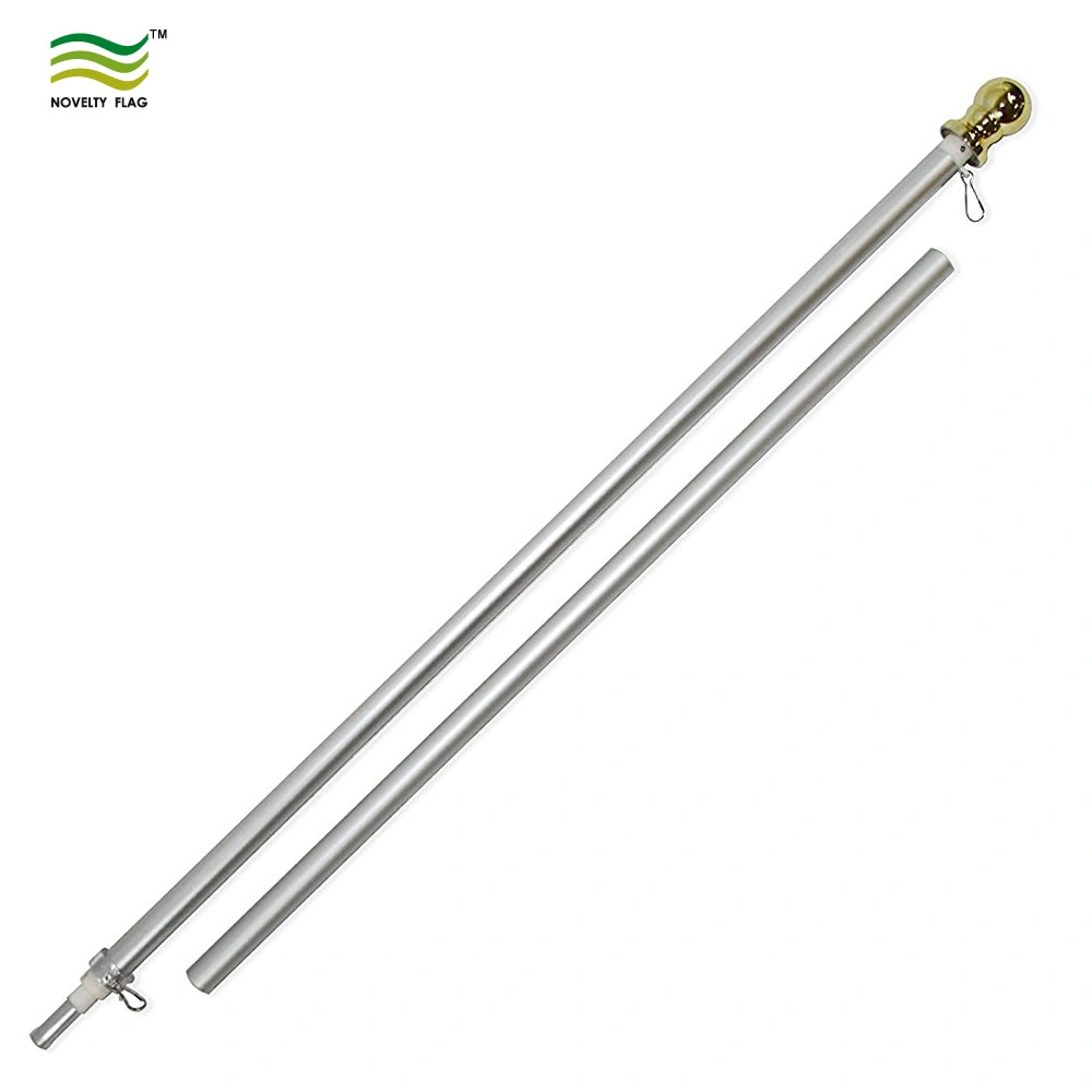 High Quality 6FT Aluminum Wall Flag Pole for 3X5FT Flags