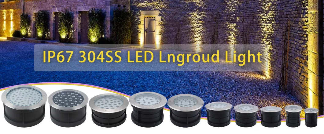 18watt Smart Control Pathway Garden Road Lighting Inground Light IP67 Outdoor Waterproof RGB Underground Light