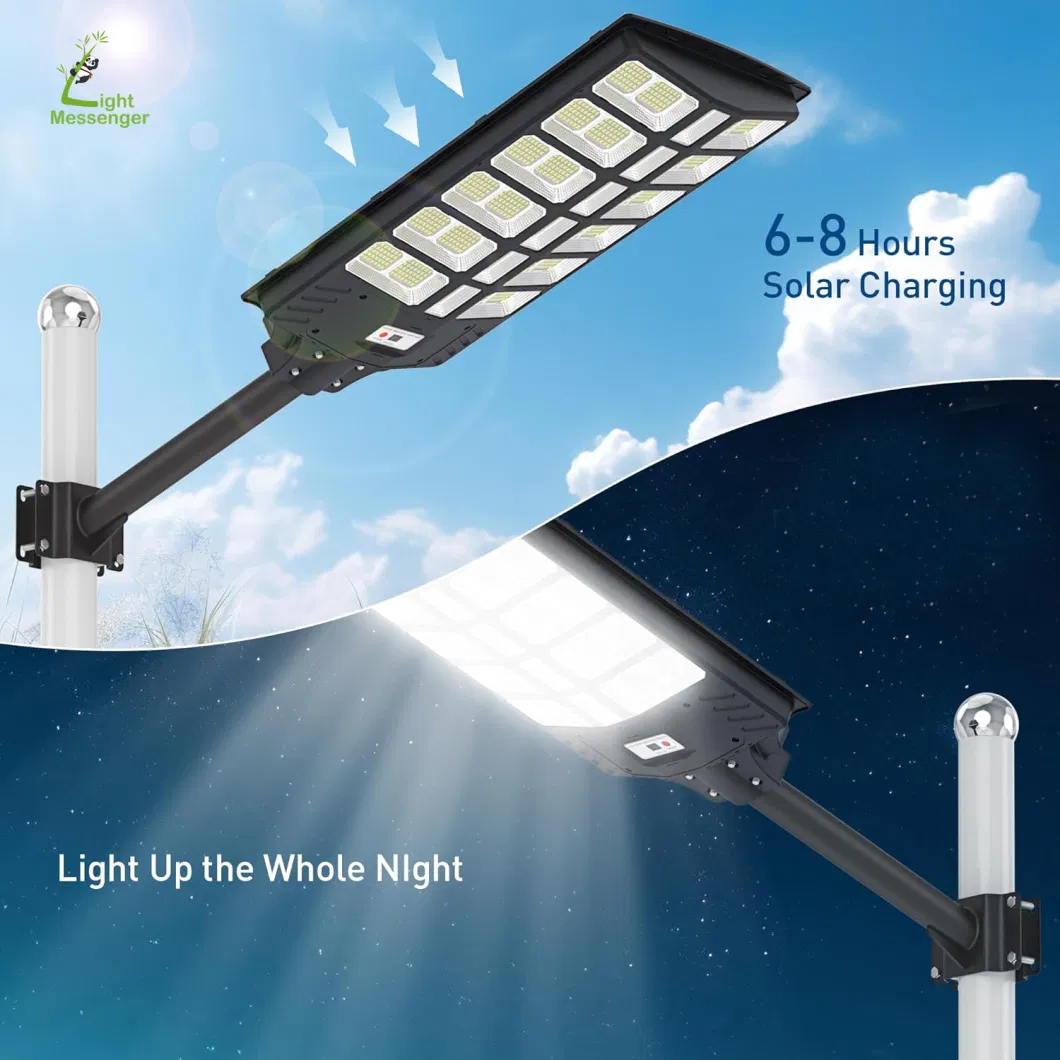 Light Messenger Lighting New LED Product String Lights Outdoor Decorative 1000W 1200W 1500W All in One Street Solar Light