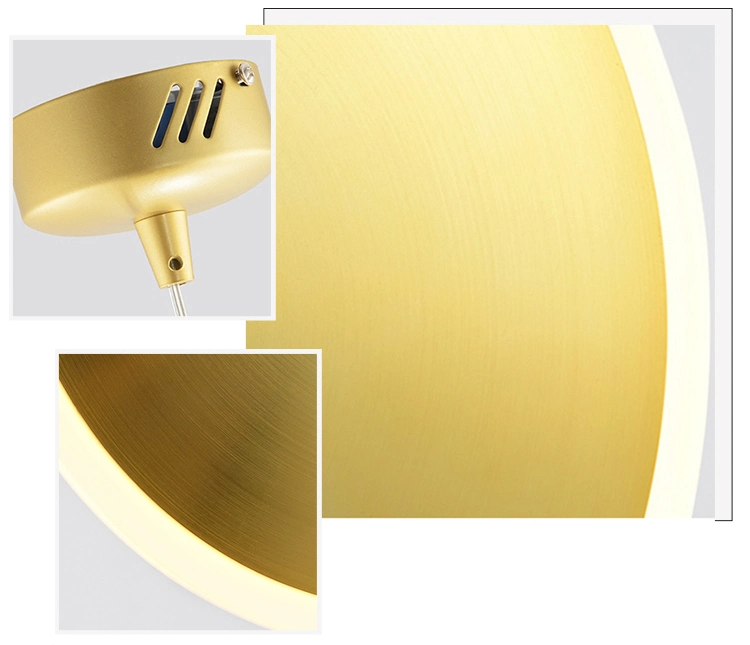 Wholesales Decorative Home LED Suspension Gold Pendant Light