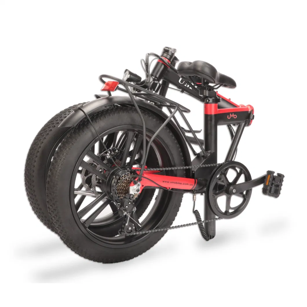 Classic 7 Speed 20&quot; Wide Tire Bike Urban Bike Folding City Bike with Basket New for Commuting