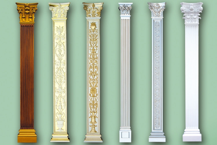 Banruo Custom Classic PU Low Price Column Design for Gate