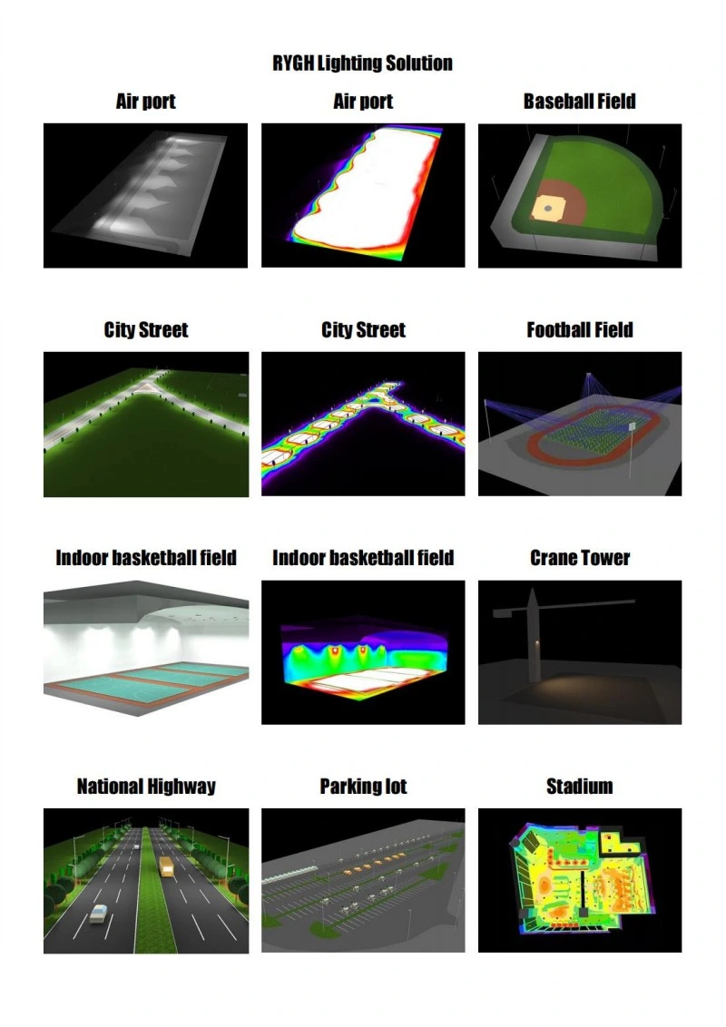 Racetrack Stadium Light Rygh Shenzhen Work Lights LED Flood Lamp