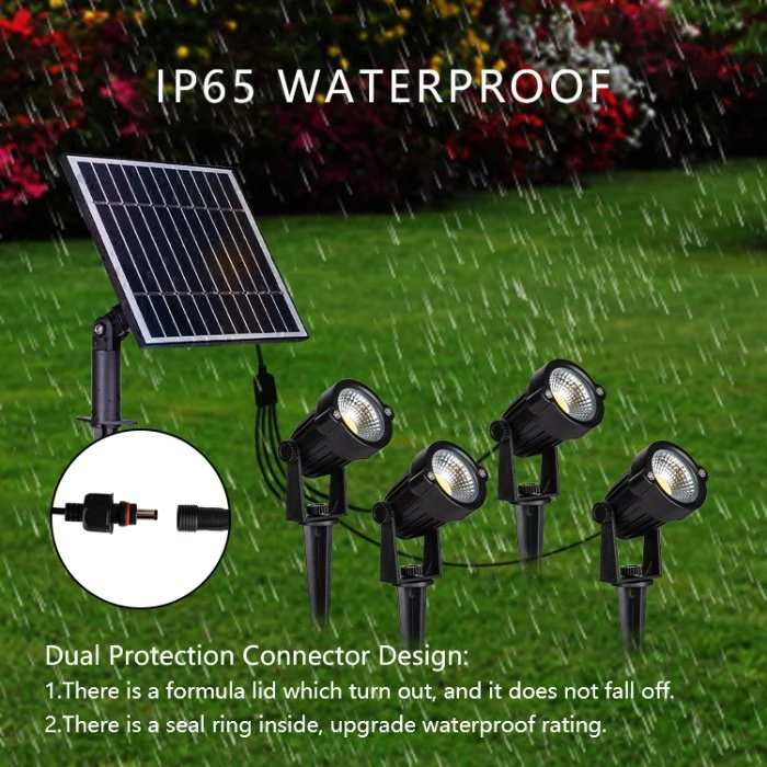 Good Quality Scape Lawn Waterproof IP65 Outdoor Garden LED Solar Spike Spot Light